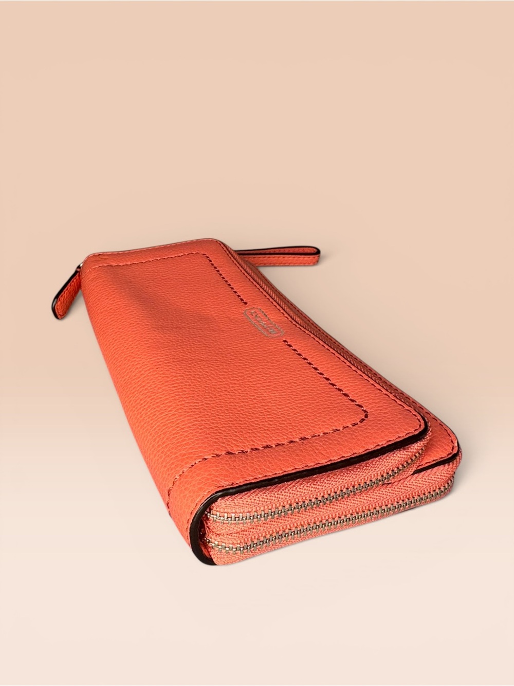 Coach Ashley Orange Tote with Wallet - Picture 13 of 15